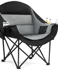 Beast Mode Comfort Oversized Camping Chair For Adults Heavy Duty Padded Outdoor Folding Lawn XL Camp Chair with cup holders