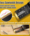 Hiinny 20-piece titanium oscillating tool blade set for wood and metal, universal multitool blades