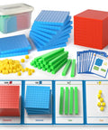 Base Ten Blocks With Place Value Chart Math Manipulatives For Kids Counting Blocks To Help Teach Easy Peasy Elementary Math