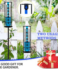 Upgraded Outdoor Rain Gauge With Thick Transparent Tube For Accurate Rain Readings, Easy Readout For Yard And Garden