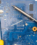 Heavy Duty Ceramic Soldering Iron Element Core White Replacement Heating Core With Rapid Heat Up For Precision Electronics Repair And Durable Long Lasting Projects on circuit board.