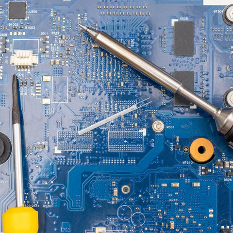 Heavy Duty Ceramic Soldering Iron Element Core White Replacement Heating Core With Rapid Heat Up For Precision Electronics Repair And Durable Long Lasting Projects on circuit board.