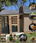Chicken coop with Sturdy Galvanized Hardware Cloth Wire Mesh Roll 4In X 20Ft Chicken Wire Fence for animal barrier protection