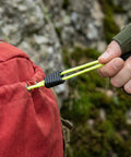 25 Pack Zipper Pull Tabs And Cord Ends With Lace Tip Clips And Cord Locks For Paracord And MOLLE Backpacks on red pack
