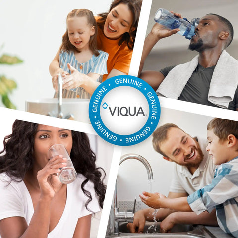 Collage showing families using water purified by Top Notch Replacement Quartz Sleeve For D4 D4 Plus D4 V C C4 IHS D4 UV Systems