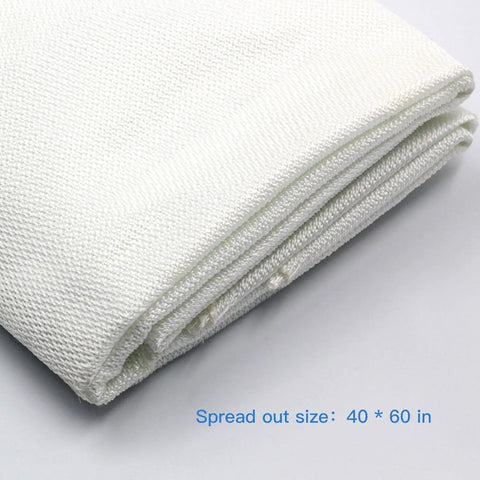 Folded Heavy Duty Fiberglass Welding Blanket Protects Your Work Area From Sparks And Heat Flame Retardant Fire Shield 60x40 Inches
