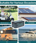 48V Lithium Golf Cart Battery With 200A BMS, Touch Screen Monitor And Mobile App, Over 4000 Cycles, 105Ah for various uses