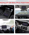 8 Gang Switch Panel With Blue LED Touch Control For Trucks ATVs UTVs Boats And Campers installed in vehicle interiors