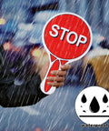 Two Sided Stop And Go Handheld Sign Kit With Handle Waterproof Plastic Traffic Sign For Crossing Guards Street Safety