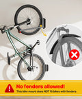 Swivel Bike Wall Mount For Garage No Heavy Lifting Required Easy To Load And Unload Space Saving Bike Hanger Holds Up To 77 Lbs