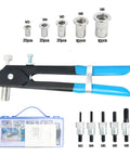 Heavy Duty Blind Rivet Nut Kit Set With 86 Pieces Including 80 Rivet Nuts M3 M4 M5 M6 M8, Pro Grade Rivet Nut Gun And Riveter Tool