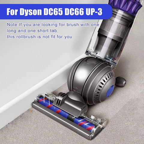 Anti Winding Roller Brush for DC65 DC66 Robotic Vacuum Cleaner Replacement Bar Roll with vacuum cleaner on carpet