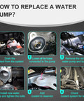 Step-by-step guide showing how to replace Top Shelf Inverter Electric Water Pump Assembly Matching G9020 47031.