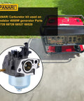 Plug And Play Carburetor For Predator Generators 3200 4000 4375 Watts 212Cc 208Cc Engine Replacement Part and generator