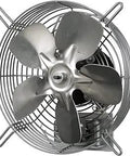 Direct Drive Exhaust Fan Guard Mounted 10 Inch Diameter 120V Single Phase Industrial Air Mover with steel wire guard