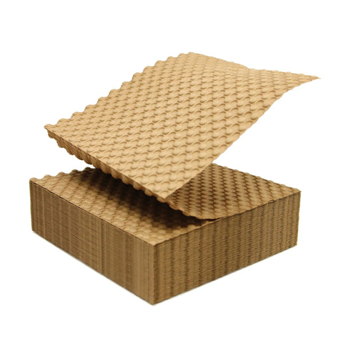 Eco Friendly Kraft Bubble Paper Wrap Sheets 12x12 Inches For Packing Moving And Shipping Recyclable Cushioning 250 Feet Roll Made In The USA