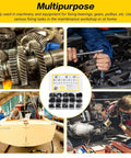 500 Piece Circlips Assortment Kit With E Clips And C Clips External Retaining Rings M1.2 To M15, Snap Opening Rings Set, Carbon Steel Heavy Duty Retaining Ring Kit For Automotive Machinery And DIY Projects. Used for bearings, gears, and shafts.