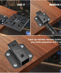 Heavy Duty Steel Vise Mount Featuring A Tough As Nails Design showing 7.9 inch square mounting plate for tool storage.