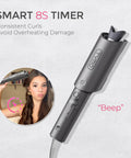 Automatic Rotating Curling Iron for Effortless Beachy Waves, CurlPRO Wand With Ionic Technology and Smart 8S Timer feature