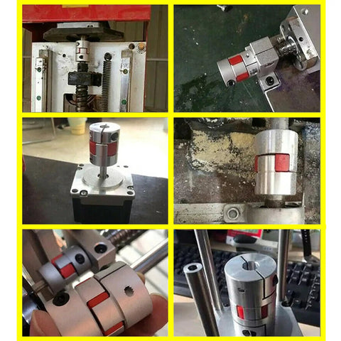 8Mm To 10Mm Bore Shaft Coupling Aluminum Alloy Pro Grade 25Mm Diameter 30Mm Length For Stepper Motors and Servo Motors