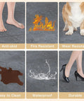 Peel And Stick Vinyl Floor Tiles 12x12 Inches Self Adhesive One Point Five Millimeter Thick Black Flooring durability features