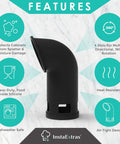 Silicone Steam Release Diverter Accessory for Electric Pressure Cookers, Vent Valve Cover for 3 Qt to 8 Qt, Black, Features