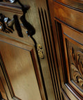 Wealth And Longevity Brass Cabinet And Furniture Pulls Set Of 2 in 2 Inches Wide on ornate wooden cabinet door