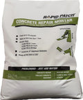 20-pound bag of Concrete Patch And Repair Mortar For Sidewalks Driveways And Curbs, Fast Setting Exterior Patch Kit, labeled.