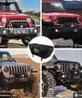 Heavy Duty 900D Oxford Winch Cover With Flag Pattern, Waterproof All Weather Protection For Off Road Winches Up To 17500 Lbs, Durable One Piece Shield Built To Last Through Mud And Snow, Tough As Nails on Jeep winch