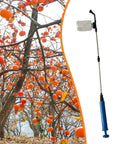 Telescopic 93cm Fruit Pollinator Sprayer With Metal Rod next to orchard with orange fruit