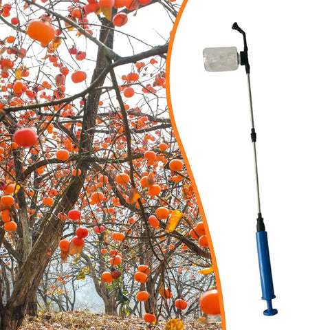 Telescopic 93cm Fruit Pollinator Sprayer With Metal Rod next to orchard with orange fruit