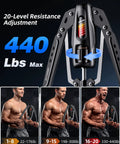 EAST Mount Twister Arm Exerciser Get Ripped With Adjustable Hydraulic Resistance Up To Four Hundred Forty Pounds visible settings and muscle fitness.