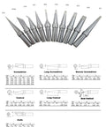 Pro Grade 10 Piece Soldering Tips Set For We1010 We1010Na WES51 WES50 WESD51 PES51 PES50 LR21 LR20 with diagrams