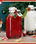64 Oz Heavy Duty Glass Milk Bottle With Airtight Screw Cap Reusable One Half Gallon Water Bottle With Scale Lines