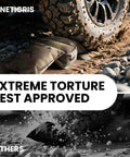 Pre Filled Shooting Rest Sand Bag for Front and Rear Gun Range Support with tire for durability test on rugged terrain