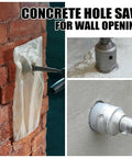 2.5 Inch Concrete Hole Saw with SDS Plus Shank and 220mm Connecting Rod drilling concrete, plastic dust bag included