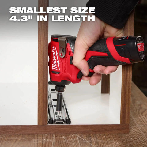 Using the 12V Subcompact Brushless Impact Driver Bare Tool With Quarter Inch Hex For Tight Spaces Ultra Compact Power Pro Grade Torque