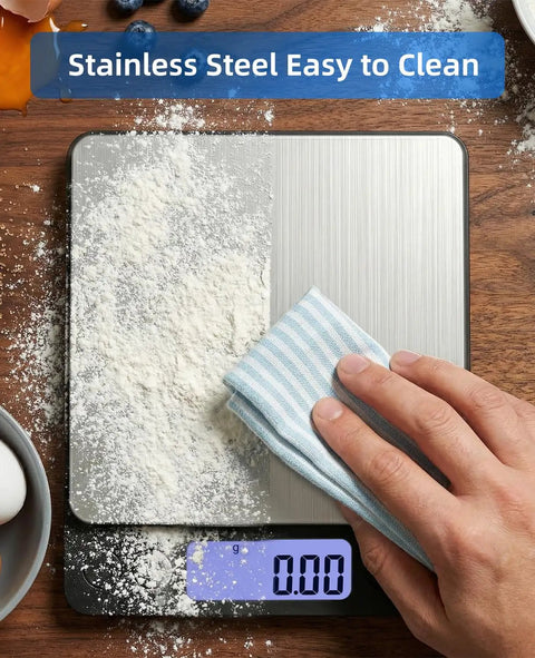 Person cleaning Digital Gram Scale 0.01g Precision Pocket Sized Kitchen Jewelry Scale 0.3g To 500g For Gold Coins Coffee Powder