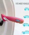 Portable Car Door Grab Bar With Window Breaker And Seat Belt Cutter For Adults And Seniors, Non Slip Grip, Lightweight Vehicle Support Handle For Getting In And Out, Emergency Safety Tools on car door