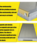 10 X 20 Inch Permanent Magnetic Chuck For Surface Grinder And Grinding Machine, High Precision Workholding With Rock Solid Suction 100 To 120 N Per Cm2 And Uniform Magnetic Distribution, Built To Last. Steel magnetic chuck for surface grinding