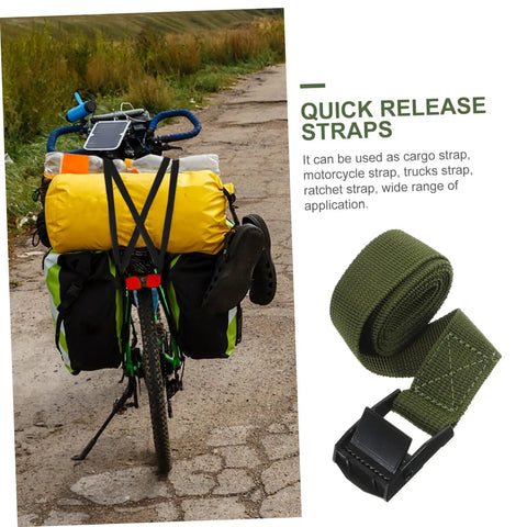 4 Pack Camping Duty Belts With Quick Release Straps For Easy Bundling And Rugged Gear Securing On Hiking Fishing Hunting Trips