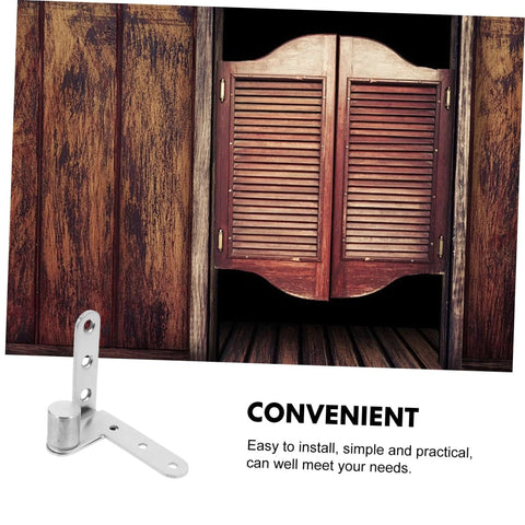Heavy Duty Stainless Steel Hidden Door Pivot Hinges For No Fuss Smooth Operation And Versatile Bookcase Doors 1 Pair Veemoon Hidden Door Hinge System with visible hardware and wooden door.