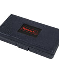 Closed case of the Six-Piece Go-To Home And Office Tool Kit With Hammer, Screwdrivers, Pliers in durable black finish.