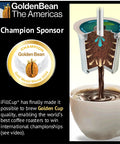 Diagram showing Custom Coffee Pods For K Cup Brewers Use Your Favorite Coffee Fits All K Cup Machines Save Hundreds Holds Fifty Percent More Coffee brewing process.