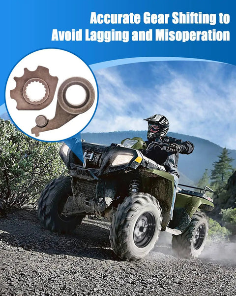 Drivetrain Upgrade Kit With Detent Star And Roller Pawl For ATV And UTV Transmission One Way Locking, Precise Shift Positioning Plate, Beefed Up Stability And Efficiency For Ranger ACE General RZR XP 570 900 1000 2013 2023, ATV trail use