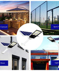 JUDYSSY Spot Lightingsolar Street Lights Outdoor mounted on wall and light pole in courtyard and sports venue settings.