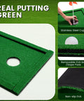 Indoor Outdoor Putting Green Mat That Feels Like Real Turf Pro Grade Non Slip Practice Turf For Home Office Garage