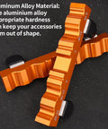 Bike Axle And Spindle Vise Insert With Magnetic Clamp in aluminum alloy material, showcasing durability and grip design.
