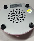 Top Shelf Electric Coffee Mug Warmer With Smart Temp Controls And Four Hour Auto Shutoff base view showing LED controls and solid design