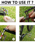 Heavy Duty Chrome Molybdenum Steel Bicycle Pedal Extenders 1 Pair Fits Nine Sixteenth Inch Threaded Pedals For SPD MT MTB BMX Road Street Bikes And Cruisers installation guide